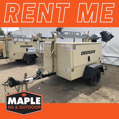 Contact Maple Ag & Outdoor for your Doosan L8 light tower and generator rental needs. Illuminate you...