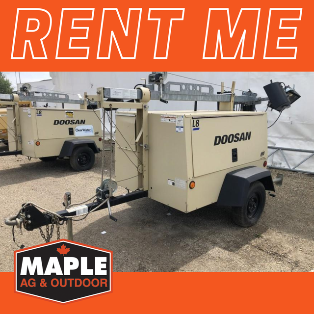 RENT ME - Doosan L8 Light tower/ Generator in Heavy Equipment in Regina - Image 2