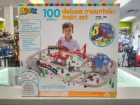 Alex 100Piece+ Deluxe Mountain Train Set - BRAND NEW