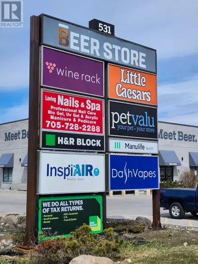 COME JOIN THE BEER STORE,PET VALU, LITTLE CEASARS, H & R BLOCK AND MORE AT THIS BUSY HIGH TRAFFIC PL...
