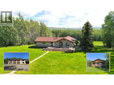 Under the wide-open skies north of Fort St. John, 159 acres of opportunity await—complete with a ran...
