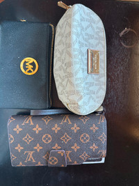 Non Authentic LV Wallet & Authentic MK Bags