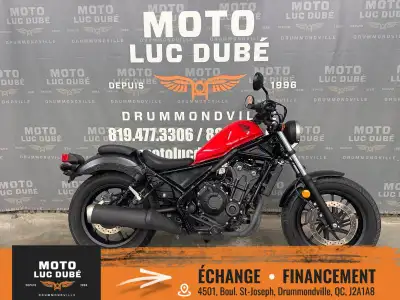 2018 Honda Rebel 500 ABS Honda Rebel 500 ABS 2018 SEULEMENT 6 140 KM FREINS ABS Nous offrons une gar...