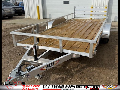 Aluminum Rail Side Utility Trailer Designed for strength, versatility, and easy towing, H&H Aluminum...