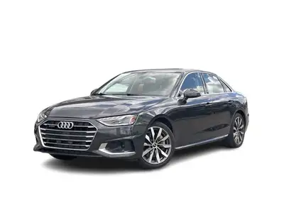 Recent Arrival! 2023 Audi A4 45 Komfort quattro WITH NO ACCIDENT//LOW KM in Manhattan Gray Metallic...