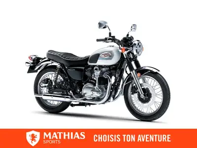 Concessionnaire des véhicules neufs et d'occasion. Sportive KAWASAKI W800 2026 L’esprit des années 1...