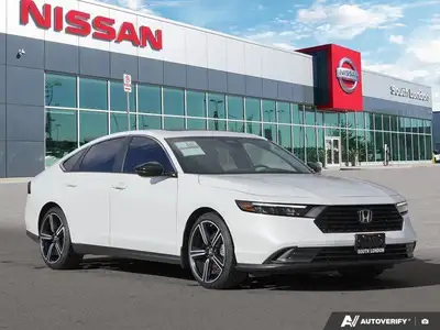 Recent Arrival! 2.0L I4 DOHC 16V. 2024 Honda Accord Hybrid Sport 4D Sedan White CVT FWD 2.0L I4 DOHC...