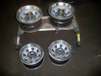5 on 5.5 bolt pattern - all are for 15 inch tires - fits Ford f150 trucks but will fit - Dodge - Jee...