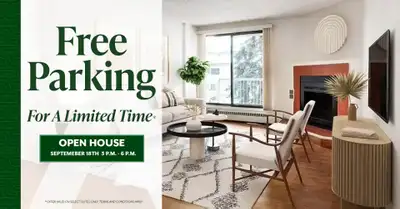 Amenities: Affordable Parking • Quiet Building • Elevator Suite & Building: One-bedroom and two-bedr...