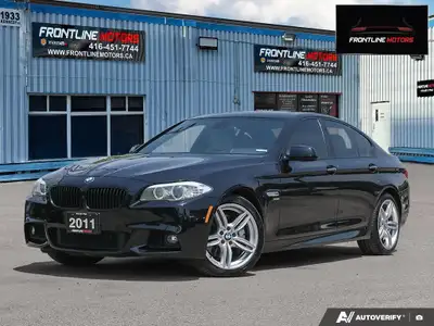 2011 BMW 550i XDive - M Sports Package - M Aerodynamics Package - Carbon Black Metallic on Nappa/Oys...