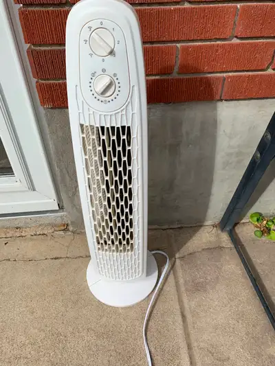 2 fans 28.5" high, works good $20 each, View more