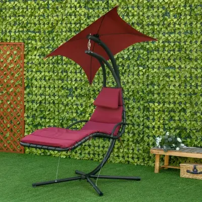 Outsunny Outdoor Hammock Chair with Stand, Floating ... ID# 1523, View more