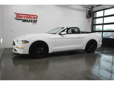 Ford Mustang EcoBoost Premium Convertible 2019 avec moteur 2.3L turbo developpant 310 HP et 350 lb-f...
