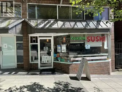 Prime restaurant location with affordable rent available for sale on the busy Burrard Street in down...