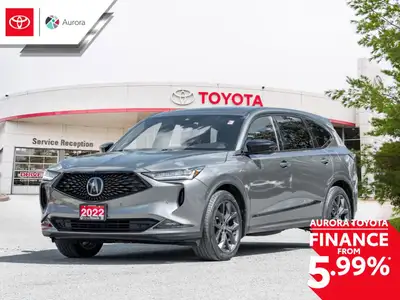 Introducing the 2022 Acura MDX A-Spec SH-AWD in a stunning gray finish equipped with an advanced all...