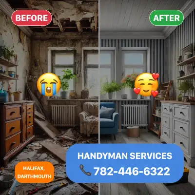 ✅ QUICK & RELIABLE HANDYMAN SERVICES Serving Halifax, Dartmouth, Bedford & Surrounding Areas What I...