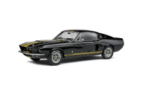 1967 FORD MUSTANG SHELBY GT500 BLACK 1:18 BY SOLIDO MODELS