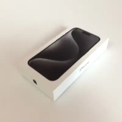 Apple iPhone 15 Pro empty box., View more