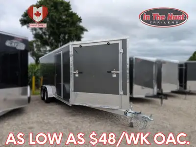 Cargo trailer, Enclosed Trailer, V-nose, ATV trailer, Tandem Axle, Single Axle, Ramp Door, Barn Door...
