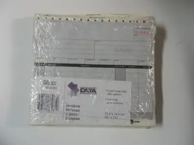 2  - 50 SETS OF INVOICES 2 PART SNAP SETS, View more