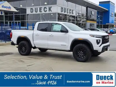 Set out on adventure with our 2026 GMC Canyon Elevation Crew Cab 4X4 with the Premium Pack that's re...