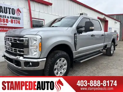 This outstanding example of a 2023 Ford Super Duty F-350 SRW XLT is offered by Stampede Auto. Sophis...