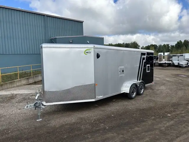 Aluminum Enclosed Snowmobile Trailers at Miska Trailers in Cargo & Utility Trailers in London - Image 3