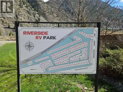 Great Location perched atop the Riverside RV Resort. Fully serviced 60 x 60 Lot with a pad and propa...