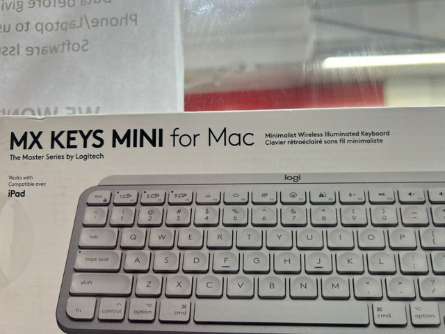 Logitech MX Keys Mini Bluetooth Backlit Ergonomic Keyboard in Mice, Keyboards & Webcams in City of Toronto - Image 4