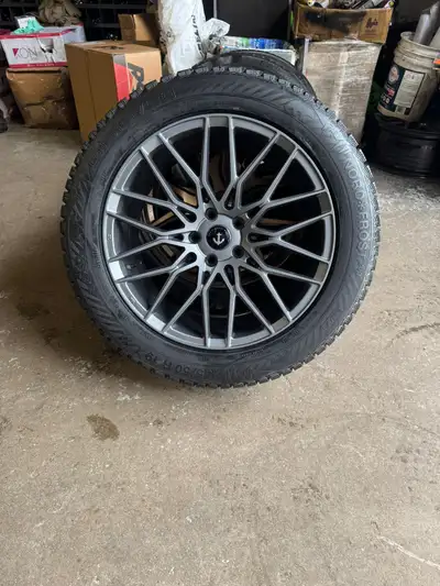 19 HRE REPLICA WHEELS 5X114.3 WITH 255/50R19 GISLAVED NORD*FROST WINTER Set of FOUR (4) 19-inch HRE-...