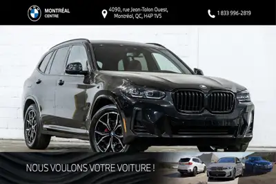 Découvrez ce superbe BMW X3 xDrive30i 2024 avec seulement 23 815 km, provenant d'un seul propriétair...