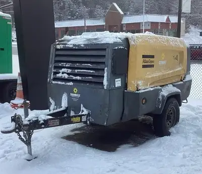 2018 ATLAS COPCO 400 CFM MOBILE DIESEL AIR COMPRESSOR (NO DEF), View more