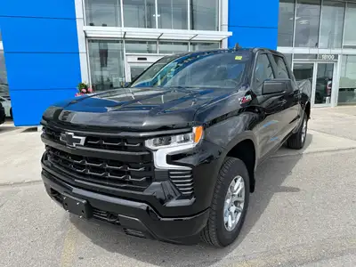 The new 2026 Chevrolet Silverado 1500 RST arrives in a commanding black hue, ready to conquer with i...
