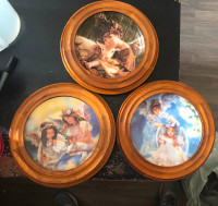 3-Sandra Kuck angel plates in wooden plate holders