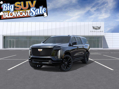 Experience commanding luxury and advanced technology in the 2026 Cadillac Escalade ESV Sport, design...