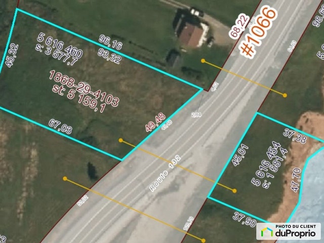 $93,500 - Residential Lot for sale in Percé — photo 1