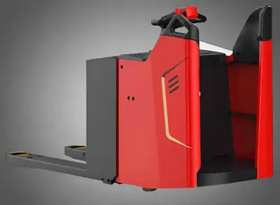 Ride-On Electric Pallet Jack 4,400 lb Capacity, Lithium Battery | Model VPT20SR Effortless Heavy Lif...