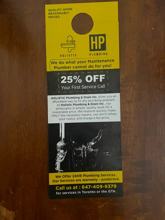 PLUMBING & DRAIN SERVICES ★ CALL PLUMBER NOW ★ 647-409-9379 in Plumbing in Markham / York Region - Image 3