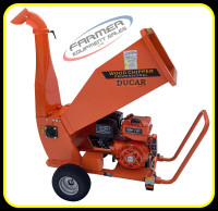 Ducar 5" wood chipper, 15hp with electric start -IN STOCK NOW