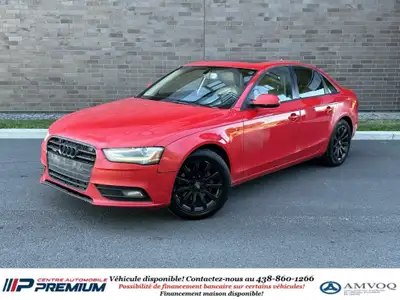 2013 AUDI A4 QUATTRO 2,0T L4 AWD VENTE CONSIGNATION , 1 SEULE TAXE! Livraison partout au Québec poss...