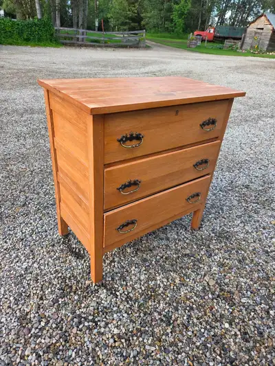 Rustic Three Drawer Dresser, View more