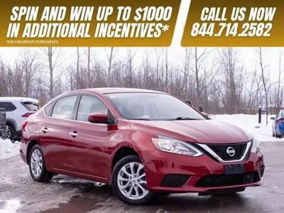 The *2019 Nissan Sentra SV* trim strikes a great balance between comfort, technology, and efficiency...
