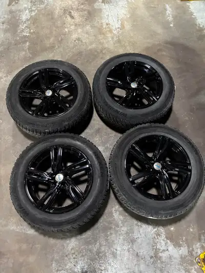 18" inch Black Rims for Volvo Xc90 Rims Size: 18x8 Bolt Pattern: 5x108 Bore: 63.4mm Offset: 50mm Wra...