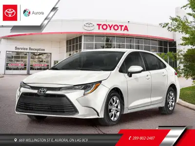 The 2026 Toyota Corolla LE in pristine white is a stunning new addition to the sedan lineup. With it...