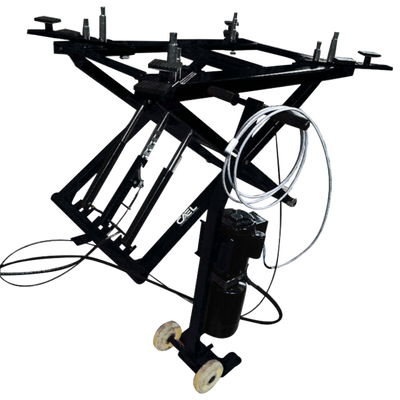 d New 6,000 Lbs. Mid-Rise Portable Scissor Lift for Cars. The Capital Automotive Equipments PS-28 Po...