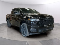 The 2026 Ram 1500 Big Horn 4x4 Crew Cab in a striking black exterior combines rugged durability with... (image 6)