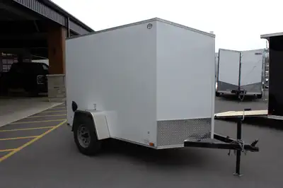 2026 HAULIN 5x8 Single Axle Enclosed Trailer with Ramp Door Financing Available From $55.34* (Bi-Wee...