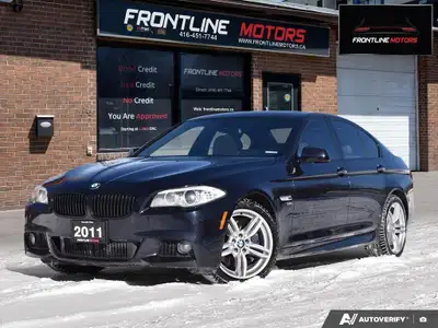 2011 BMW 550i XDive - M Sports Package - M Aerodynamics Package - Carbon Black Metallic on Nappa/Oys...