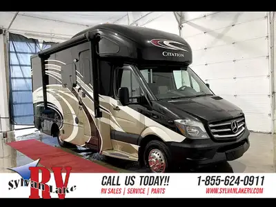 The 2017 Thor Citation 24SR offers a luxurious and nimble RV experience, blending Mercedes-Benz engi...