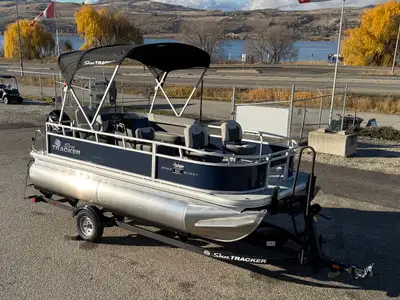 The All New Look 2026 Sun Tracker Bass Buggy 16 XL Select - Best Pontoon Boat $46,995 -$4,000 [ Supe...